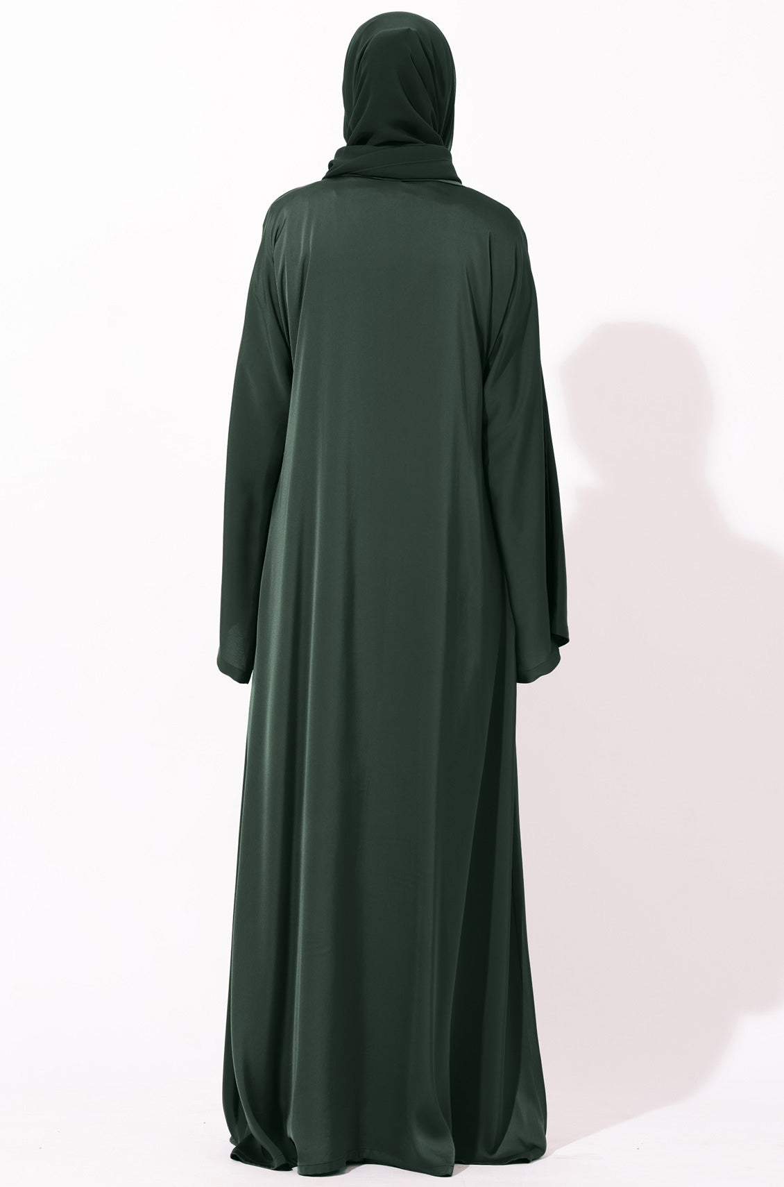 Luxury Pleated Abaya Emerald Green