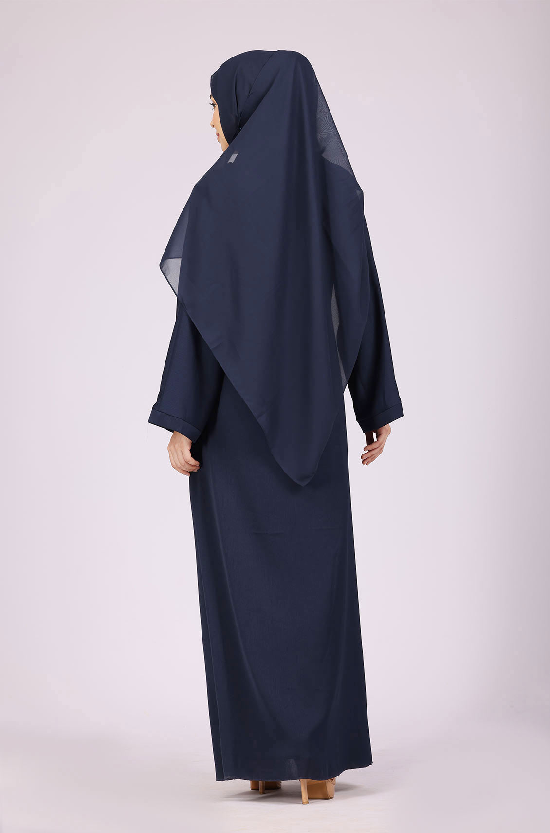 Navy Blue Zoom Abaya