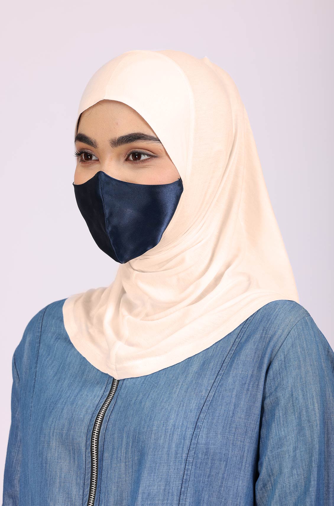 Full Coverage Under Scarf Peach