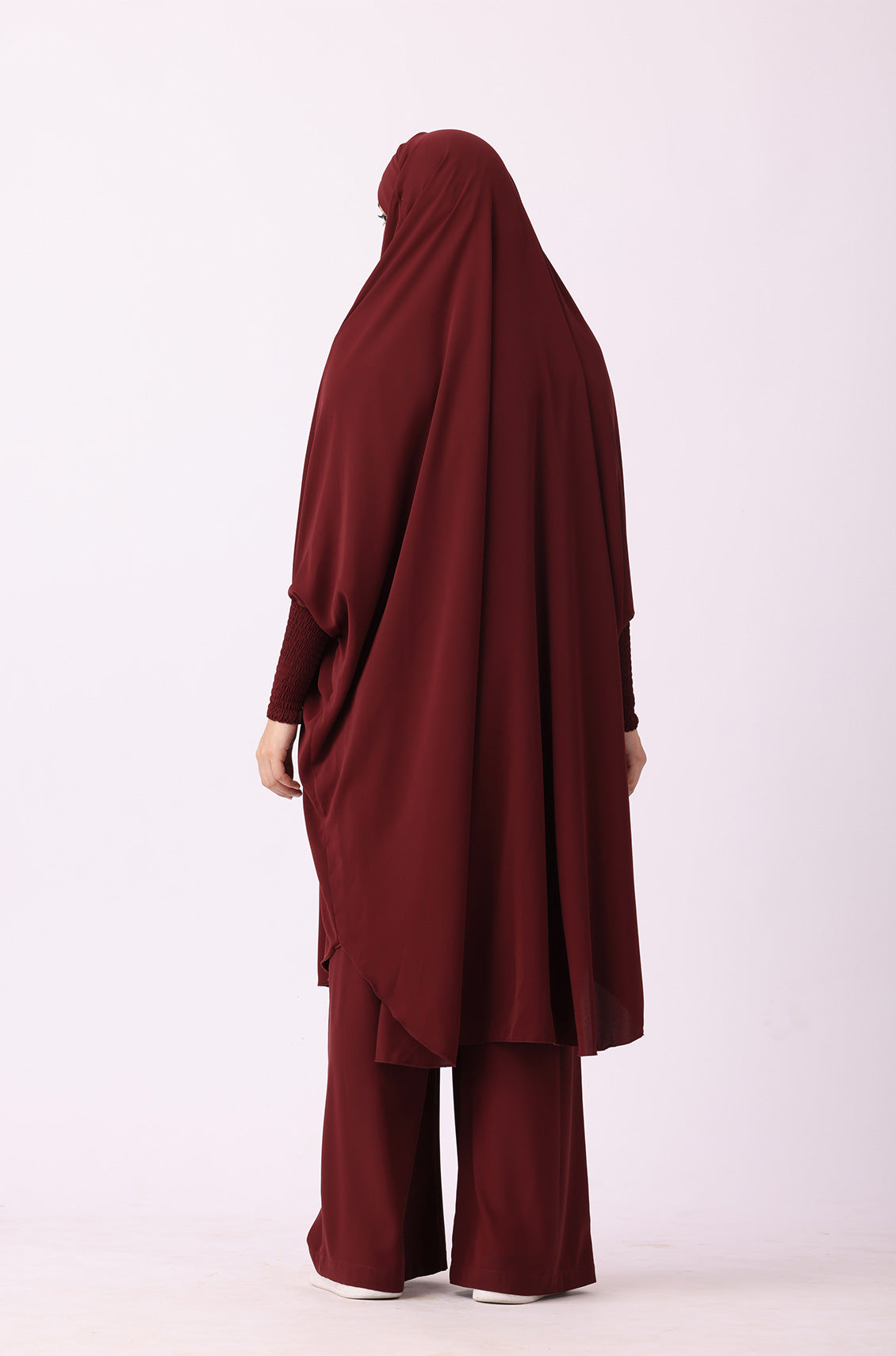 Jilbab 02 Piece / Prayer Set Maroon
