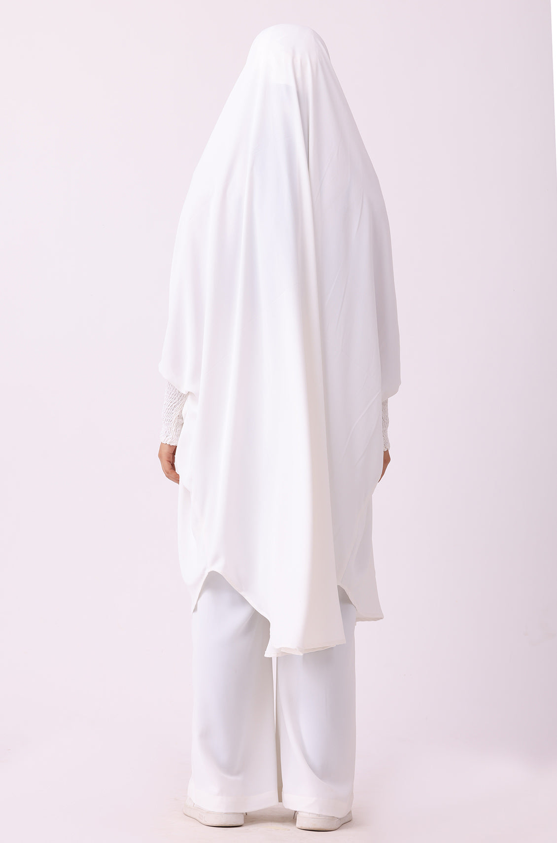 Jilbab 02 Piece / Prayer Set White