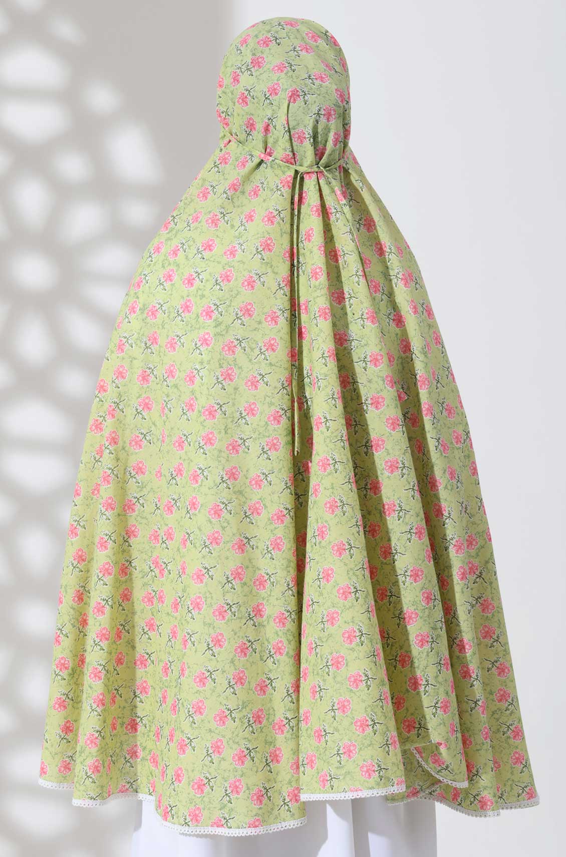 Mint Floral Cotton Namaz Makhna