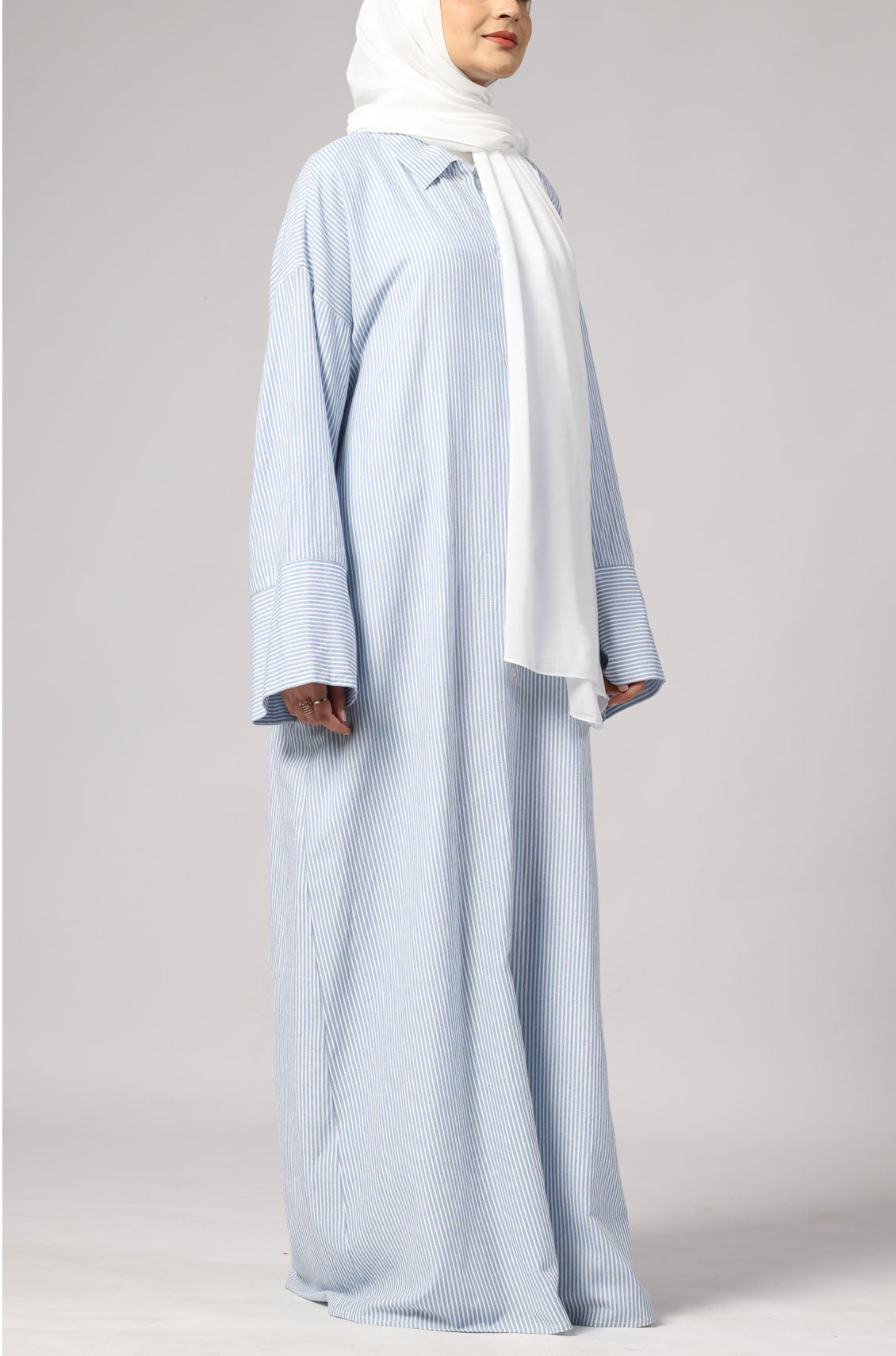 Marina Stripe Dress Blue