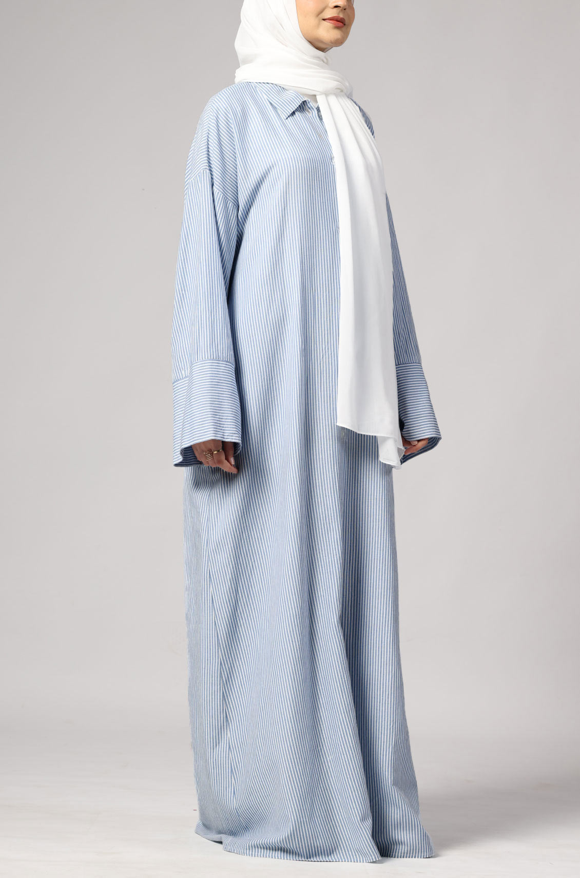 Marina Stripe Dress Blue