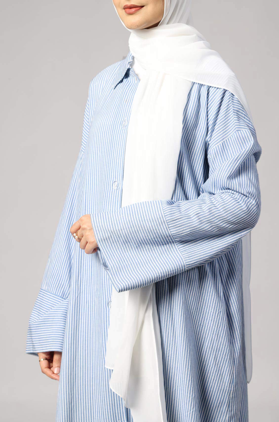 Marina Stripe Dress Blue