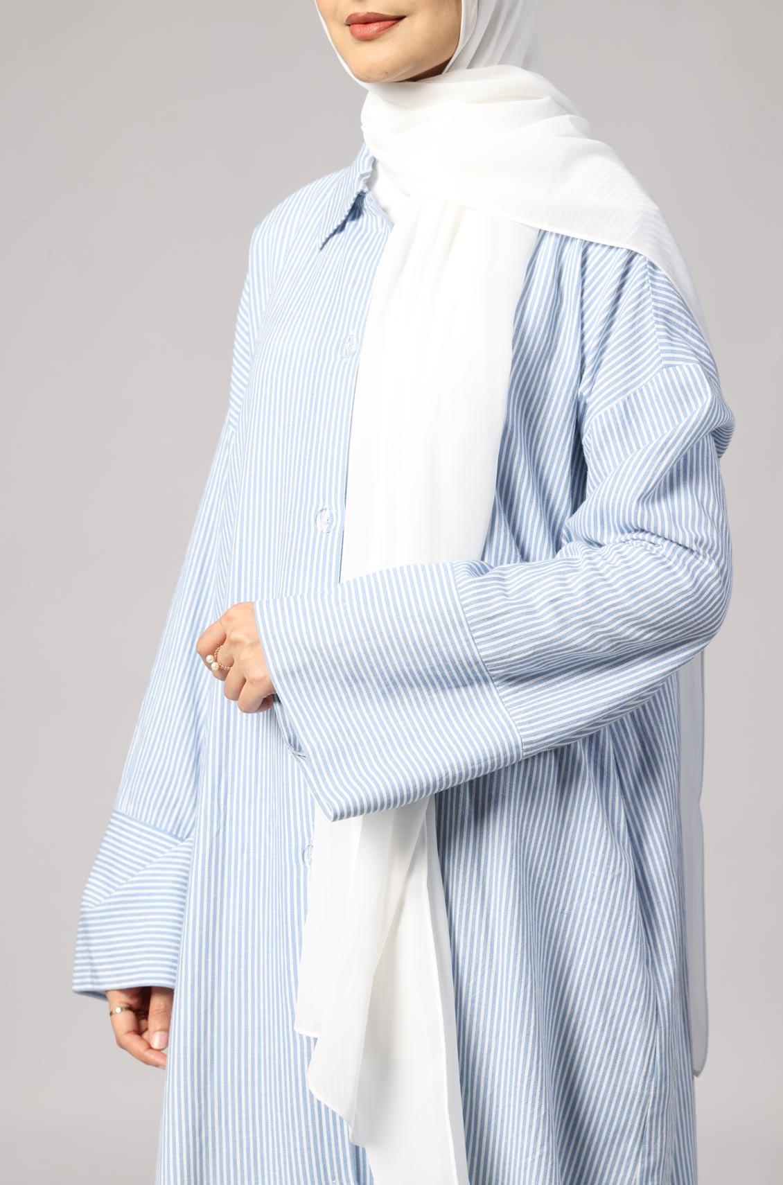 Marina Stripe Dress Blue