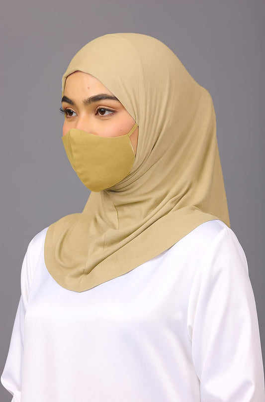 Full Coverage Under Scarf Light Gold