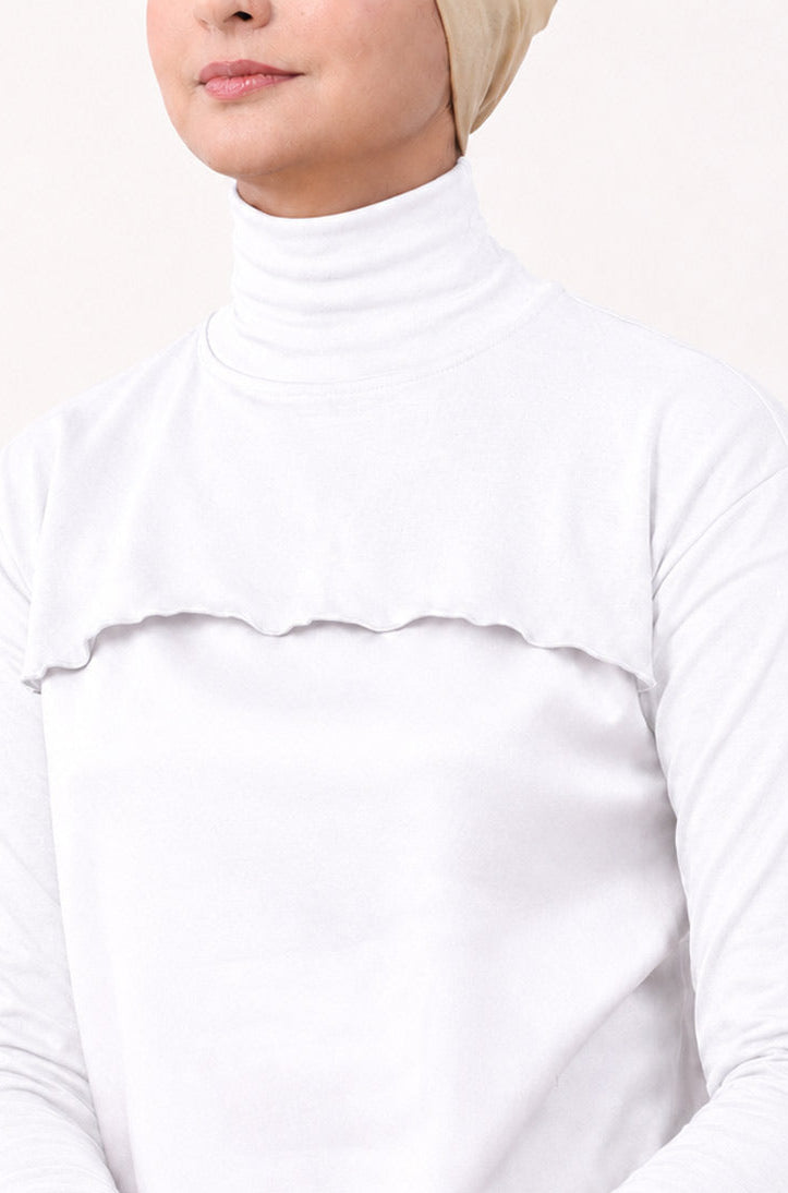 Neck and Sleeve Extender White