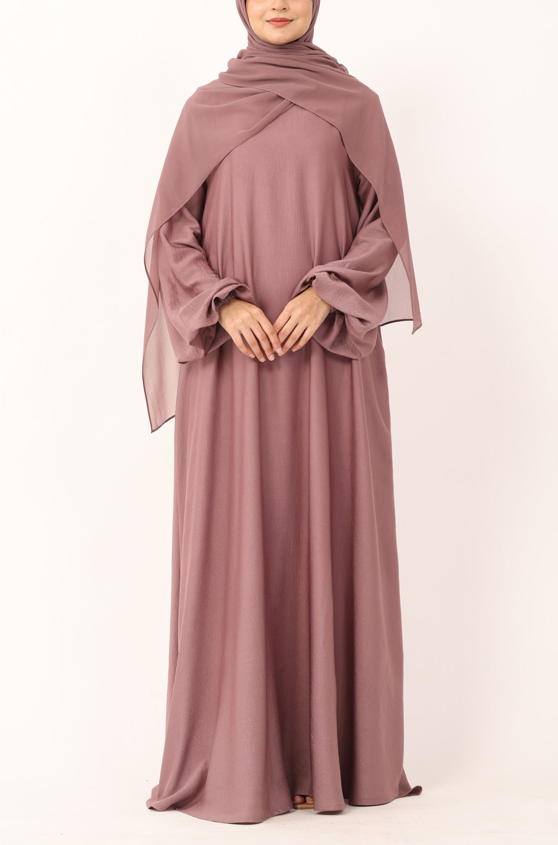 Princess Abaya Dress Rose Gold