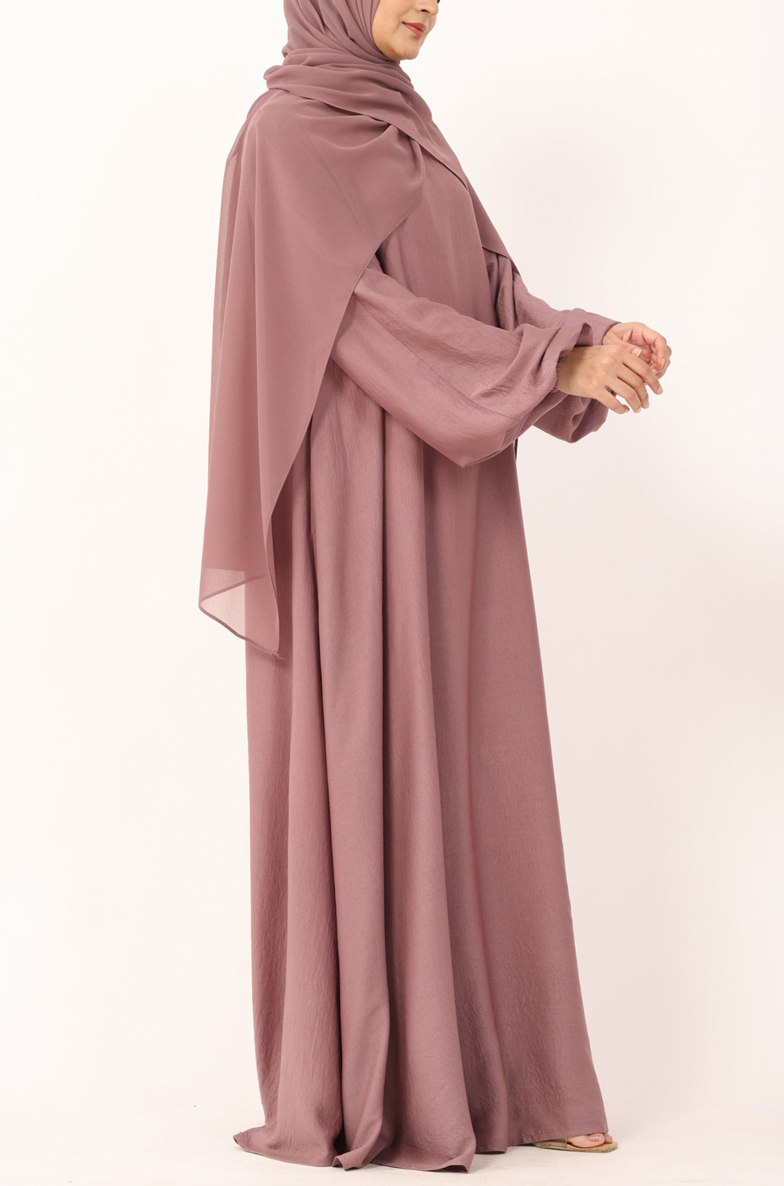 Princess Abaya Dress Rose Gold
