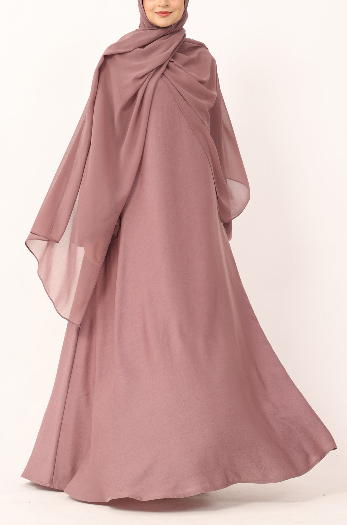 Princess Abaya Dress Rose Gold – OnlyModest