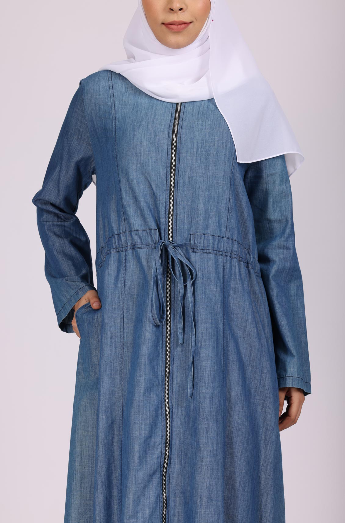 Denim Abaya