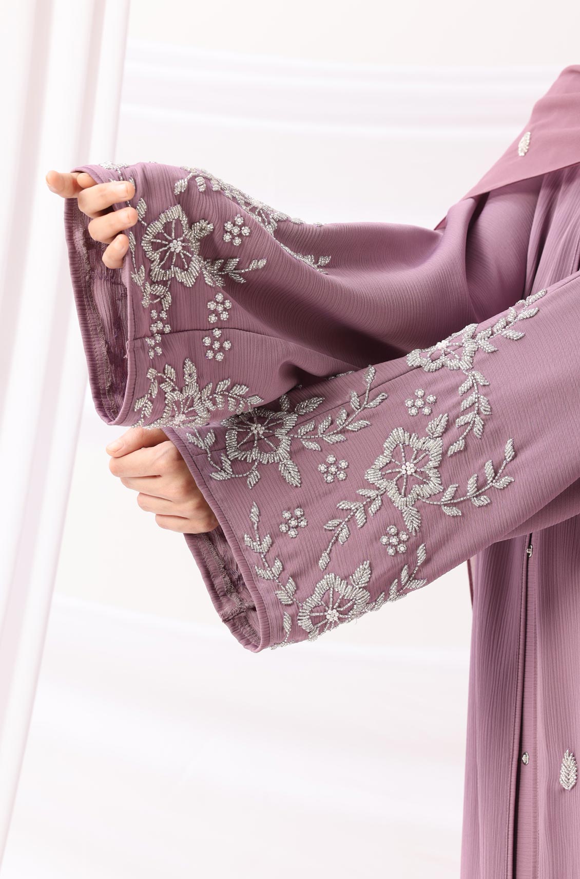 Rania Abaya Dress Rose Mauve