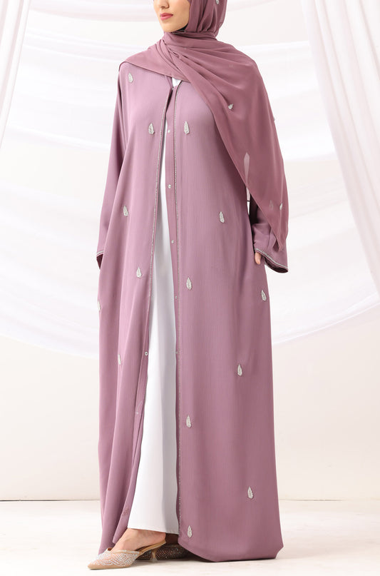 Amira Abaya Dress Rose Mauve