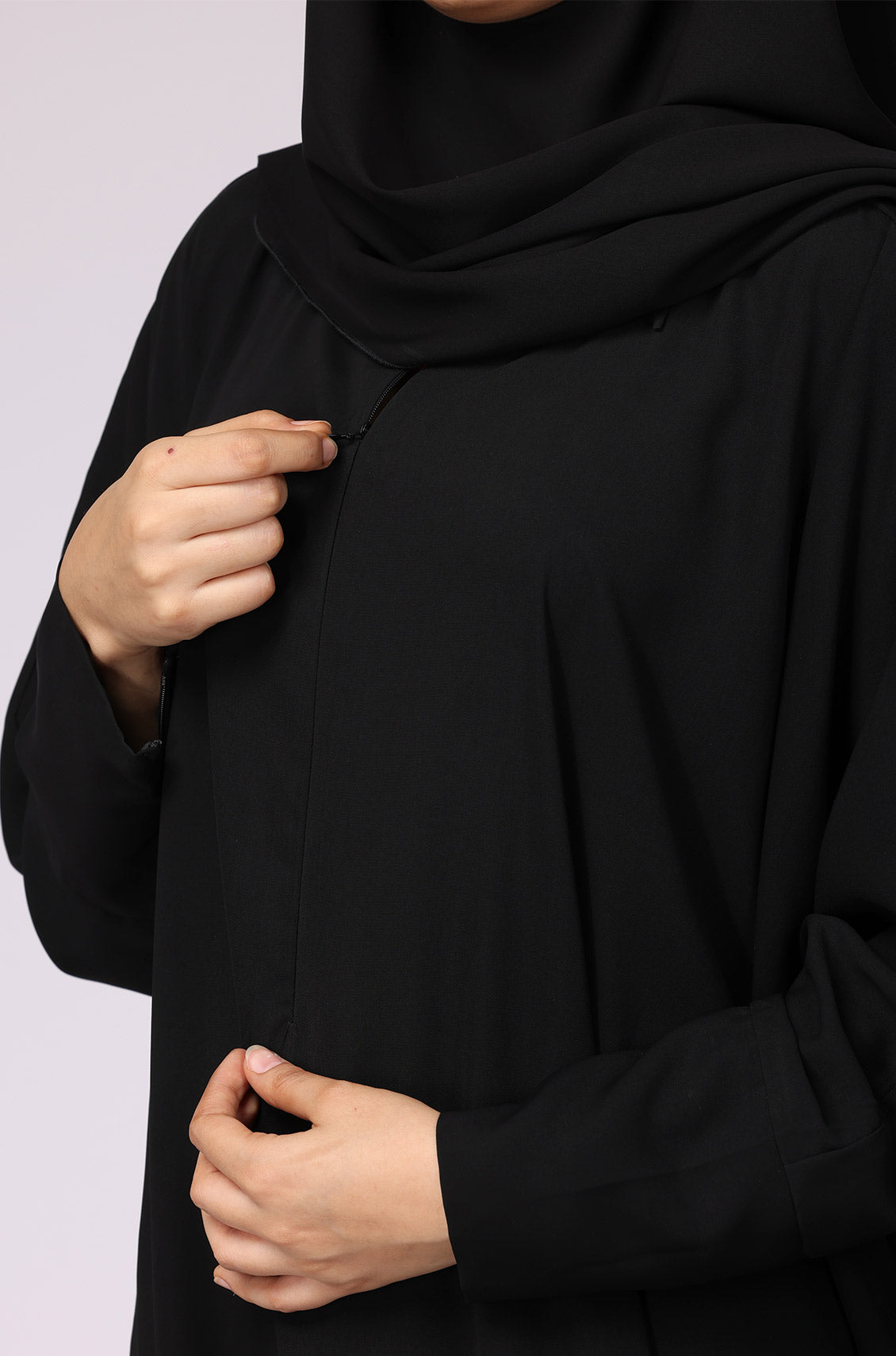 Simple Abaya Kaftan Style Black