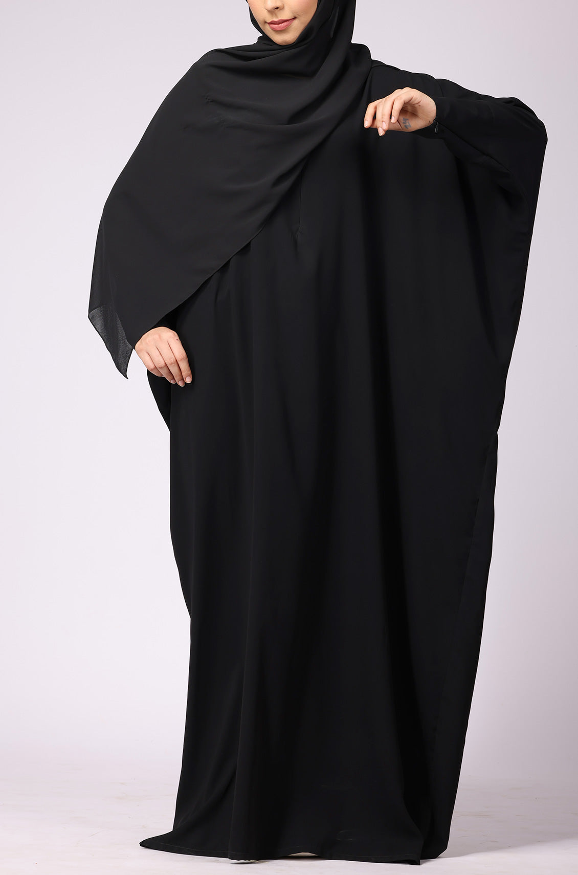 Simple Abaya Kaftan Style Black