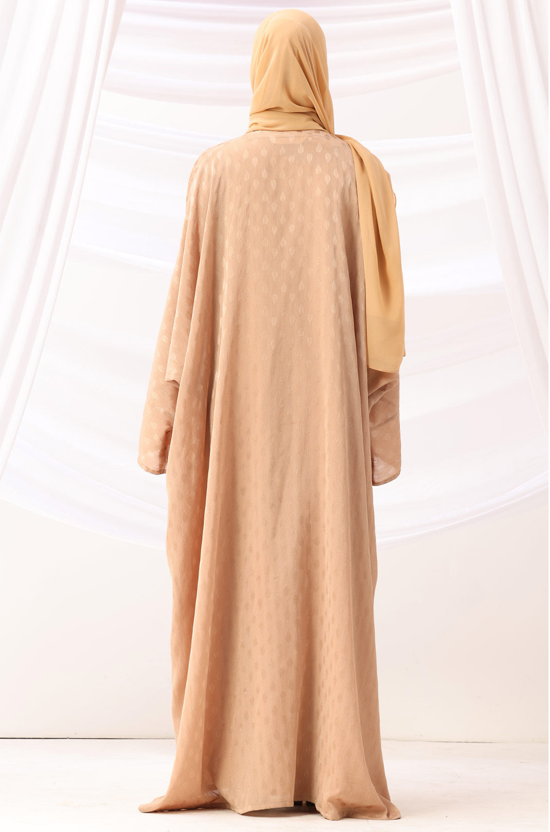 Luxe Dune Kaftan Abaya Gold