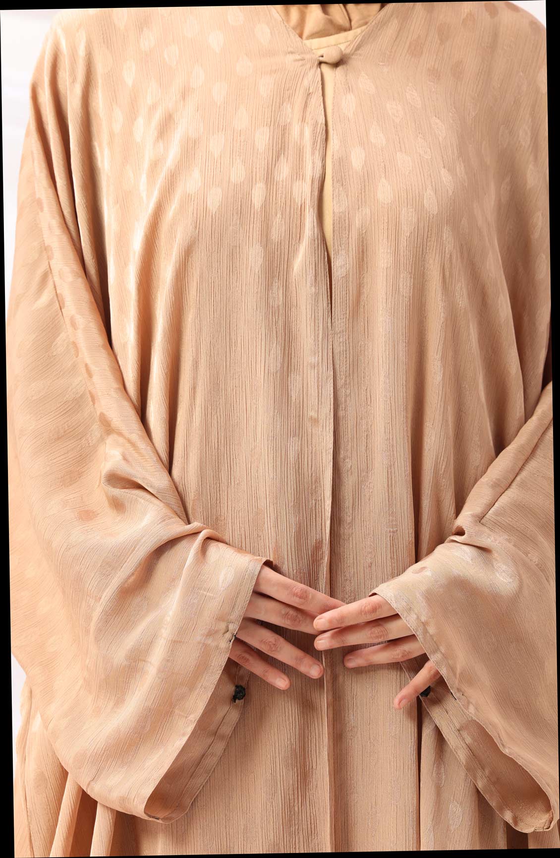 Luxe Dune Kaftan Abaya Gold