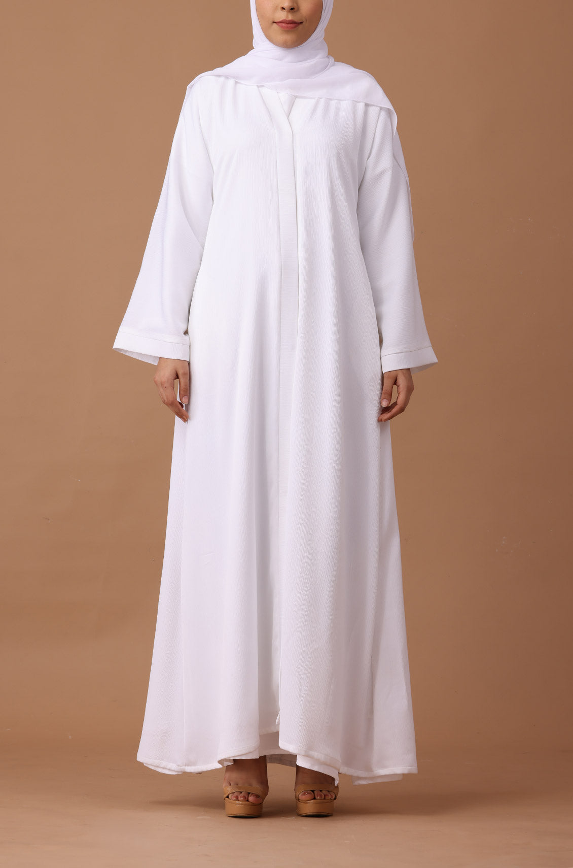 White Zoom Abaya