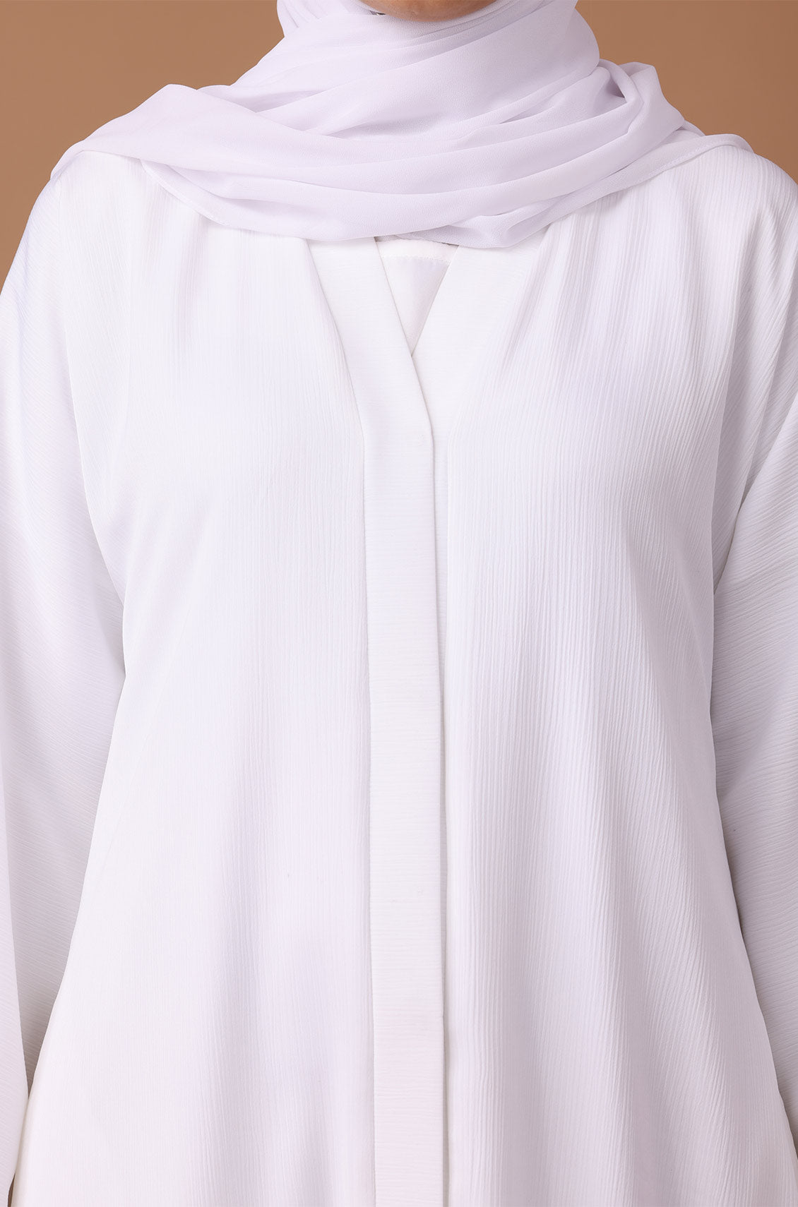 White Zoom Abaya