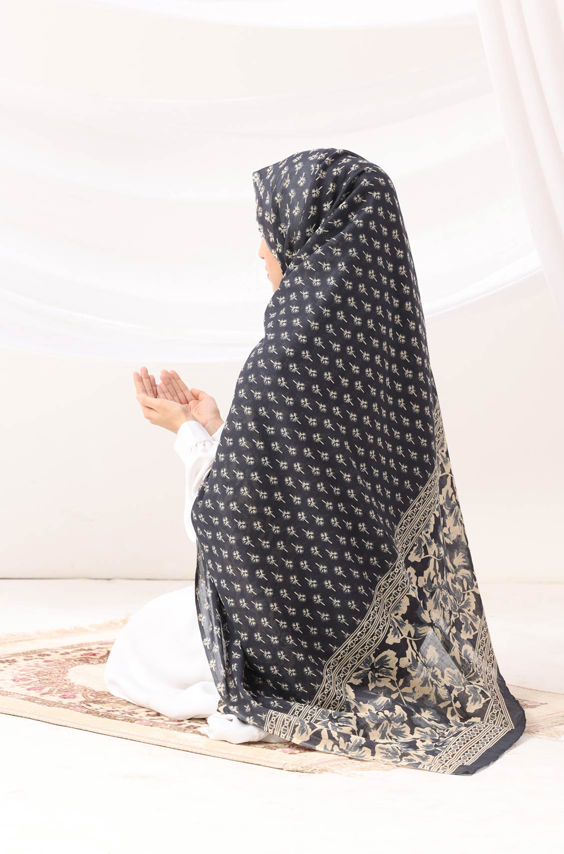 Shab E Gul cotton Namaz Duppatta