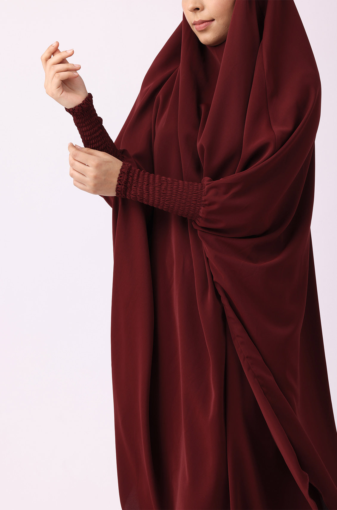 Jilbab 02 Piece / Prayer Set Maroon