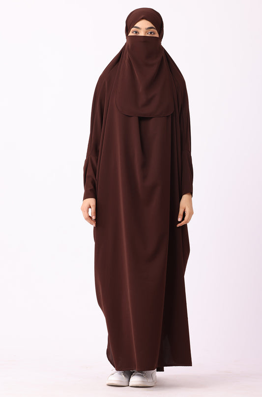 Jilbab / Prayer Set Dark Brown