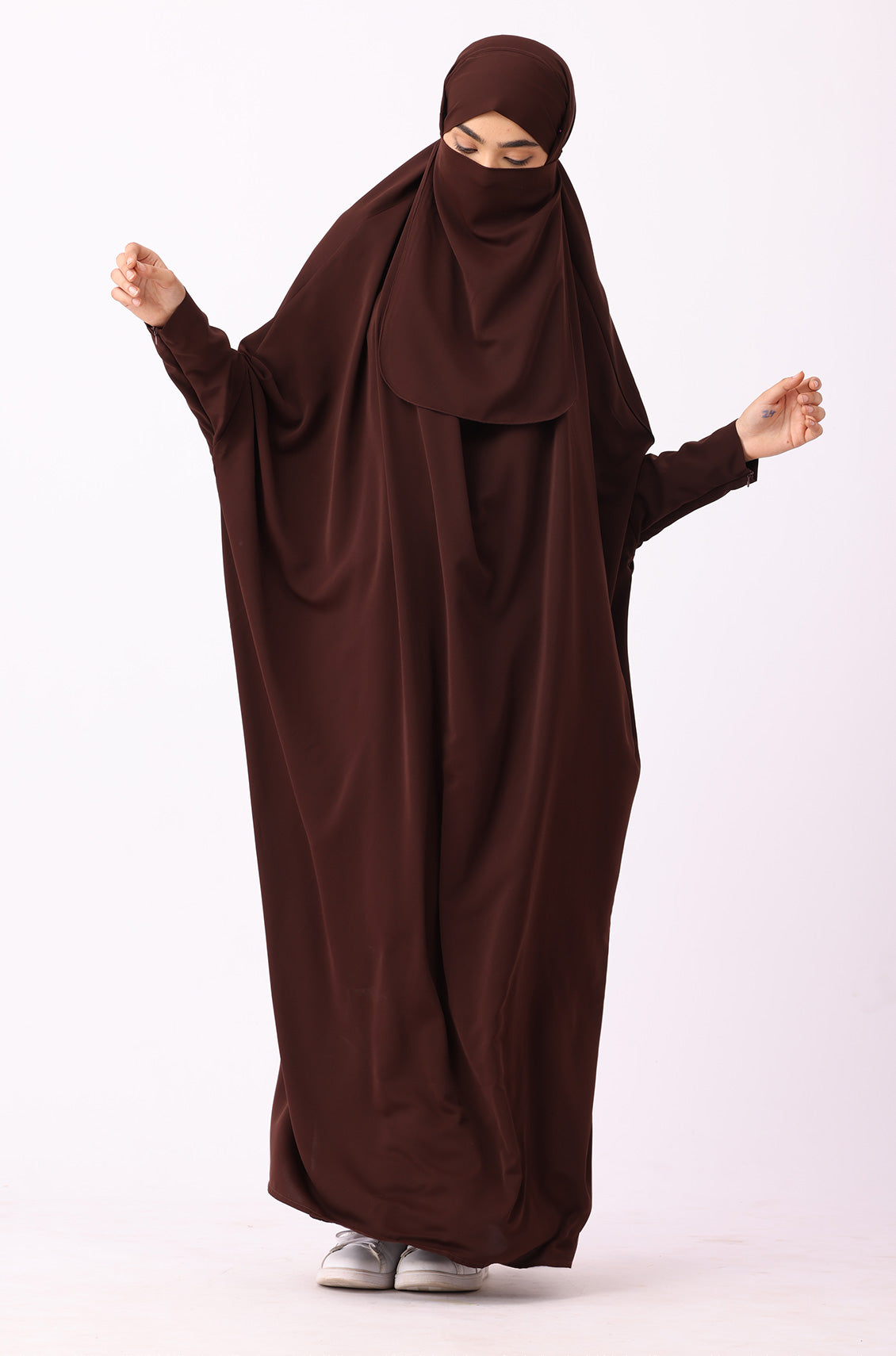 Jilbab / Prayer Set Dark Brown