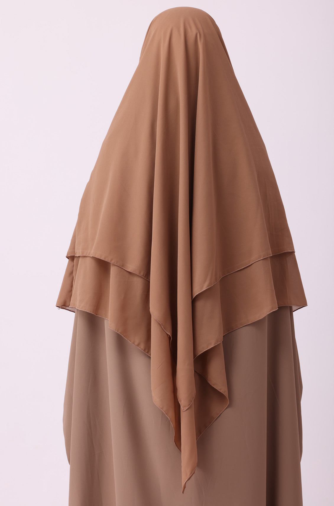 Beige Georgette Khimar