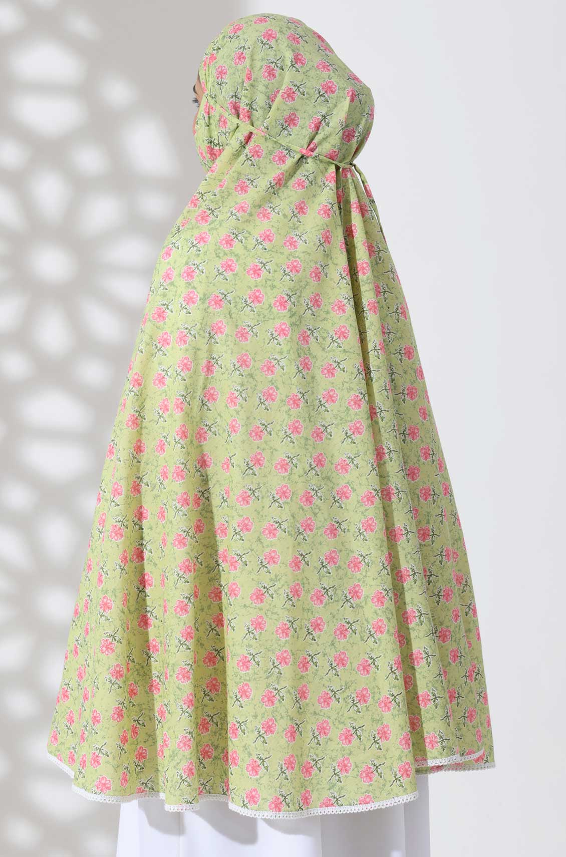Mint Floral Cotton Namaz Makhna