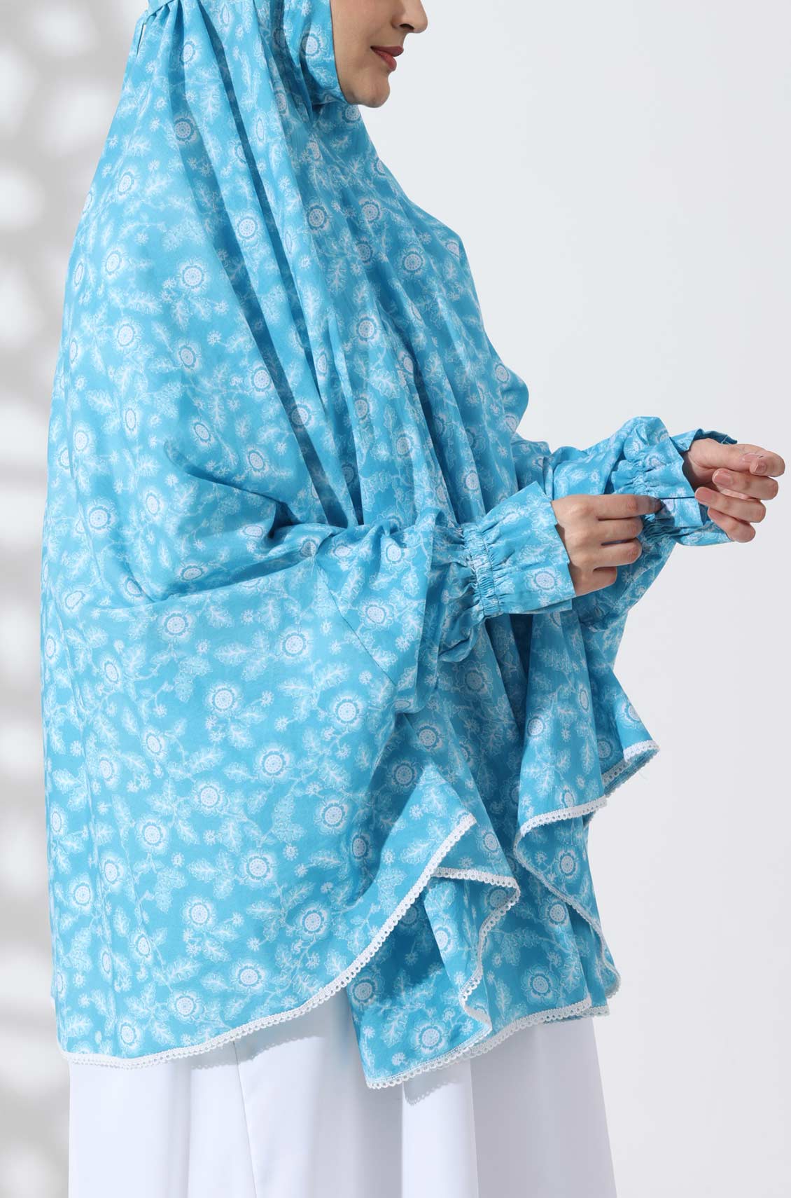 Sky Petals Cotton Namaz Makhna