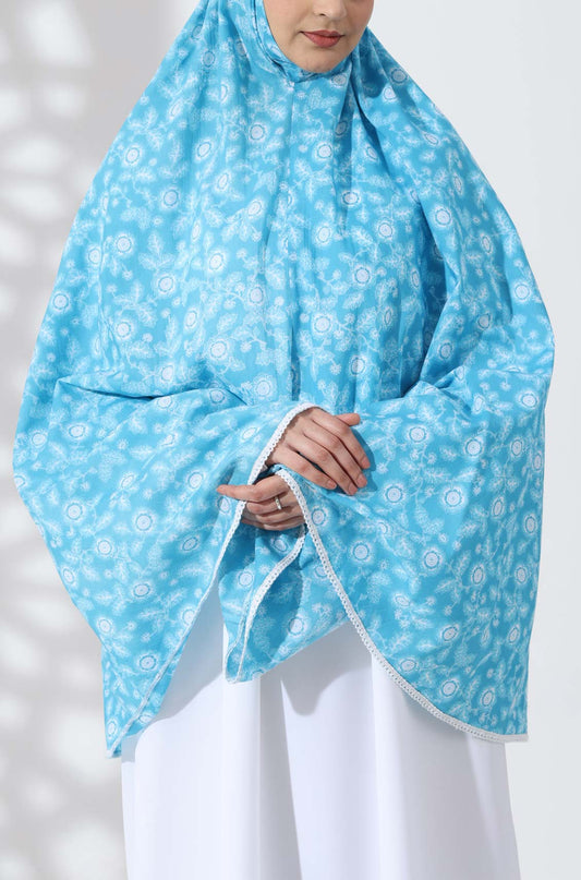 Sky Petals Cotton Namaz Makhna