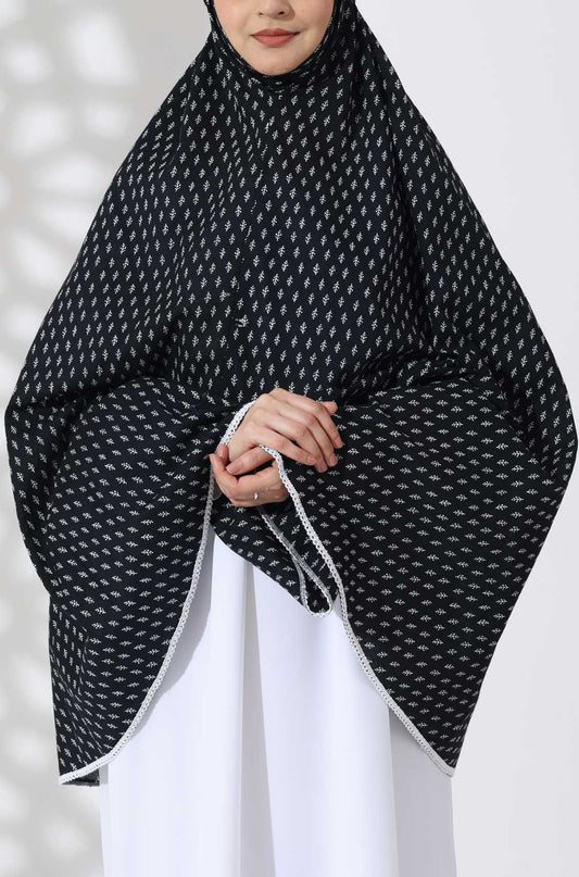 Black Fig Cotton Namaz Makhna