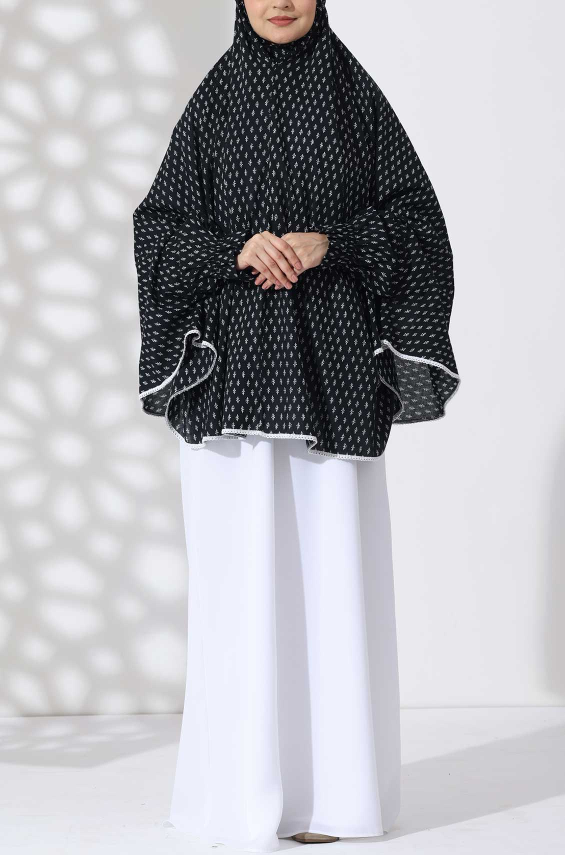 Black Fig Cotton Namaz Makhna