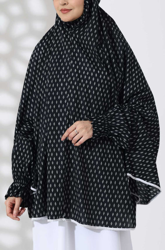 Black Fig Cotton Namaz Makhna