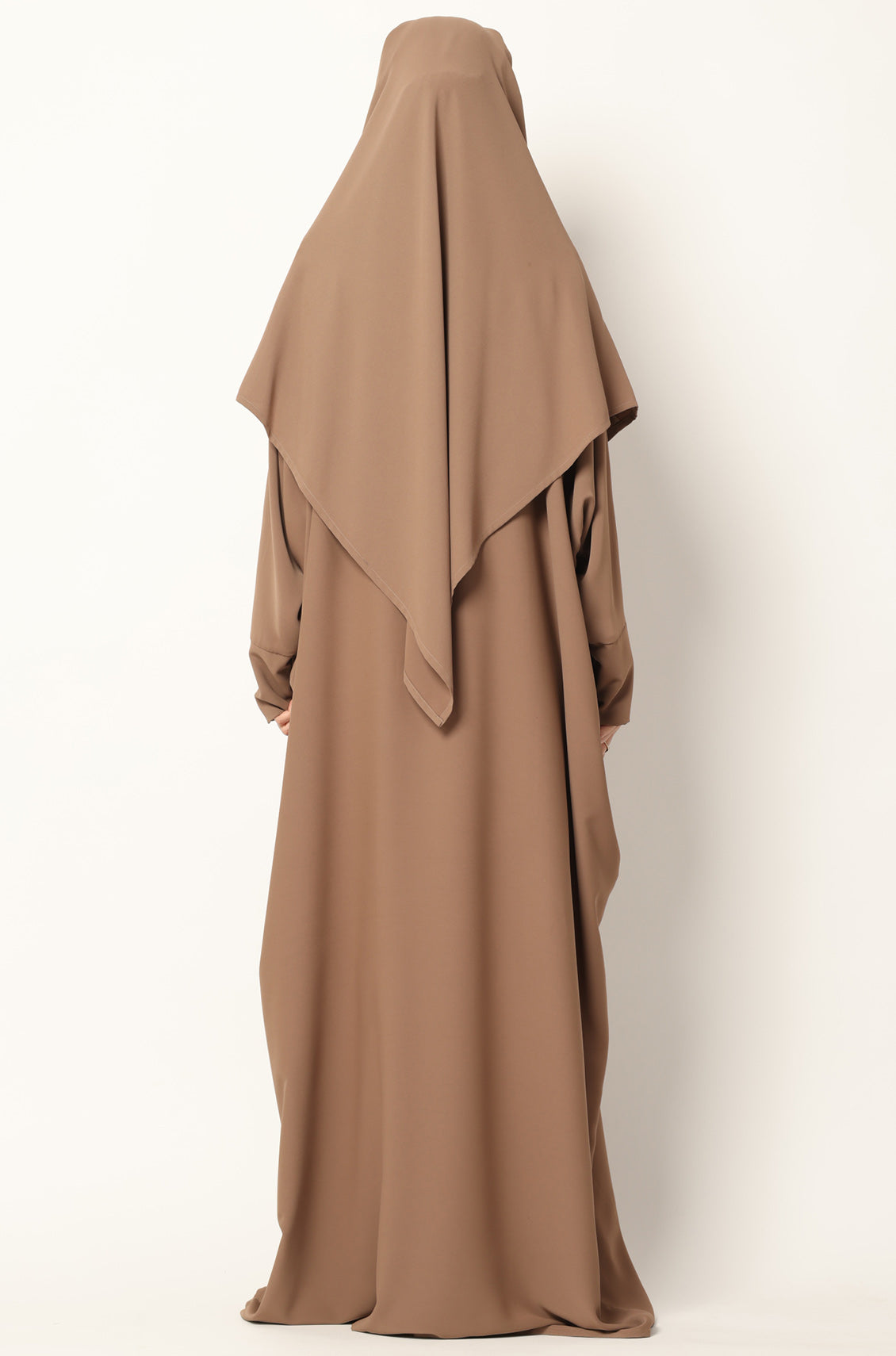 Simple Abaya Kaftan Style Almond