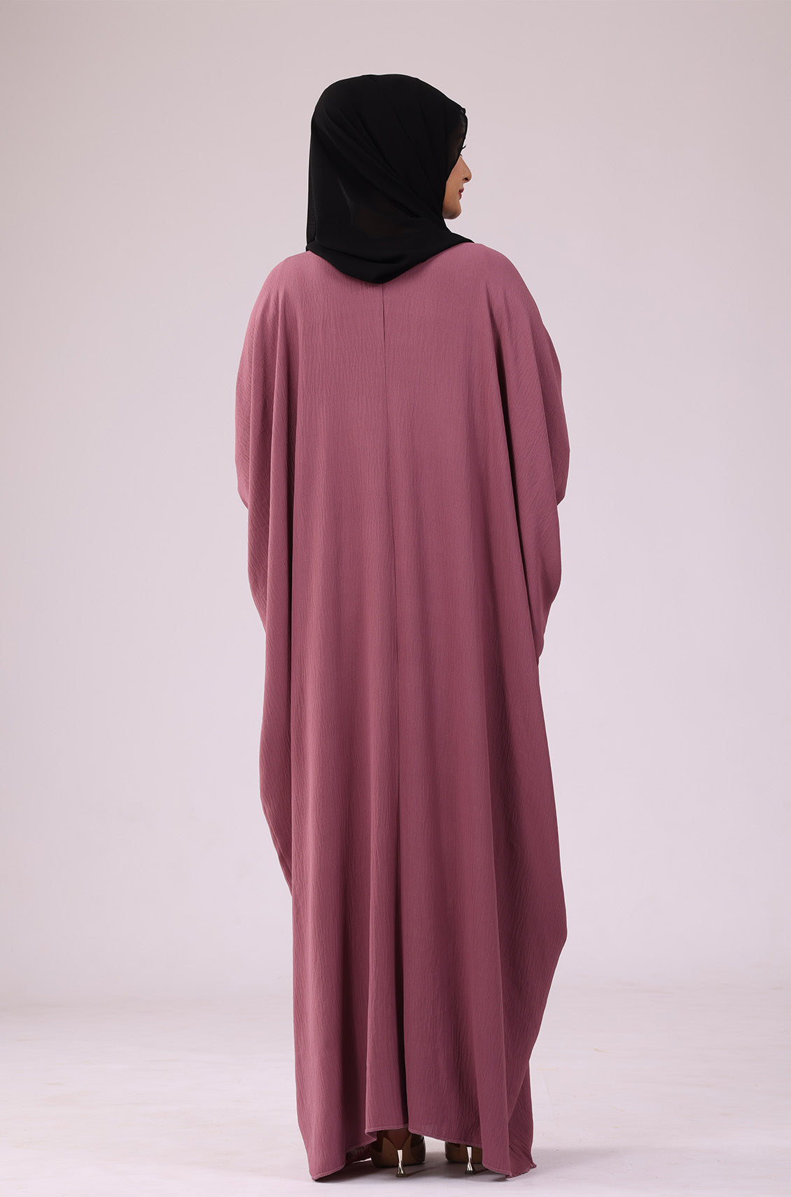 Dusty Pink Pearl Kaftan