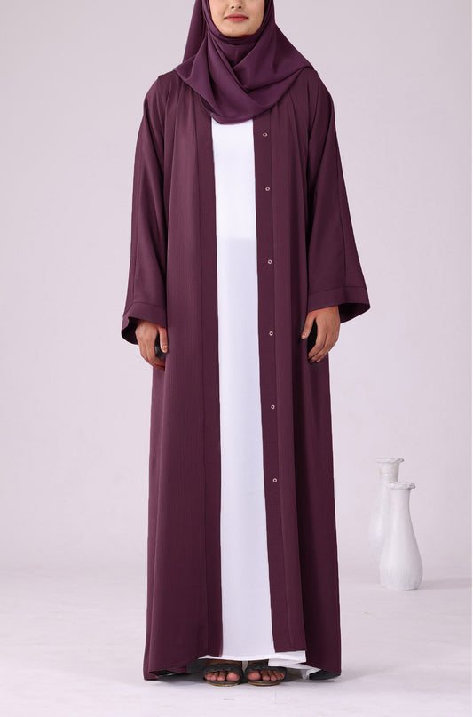 Deep Pink Zoom Abaya
