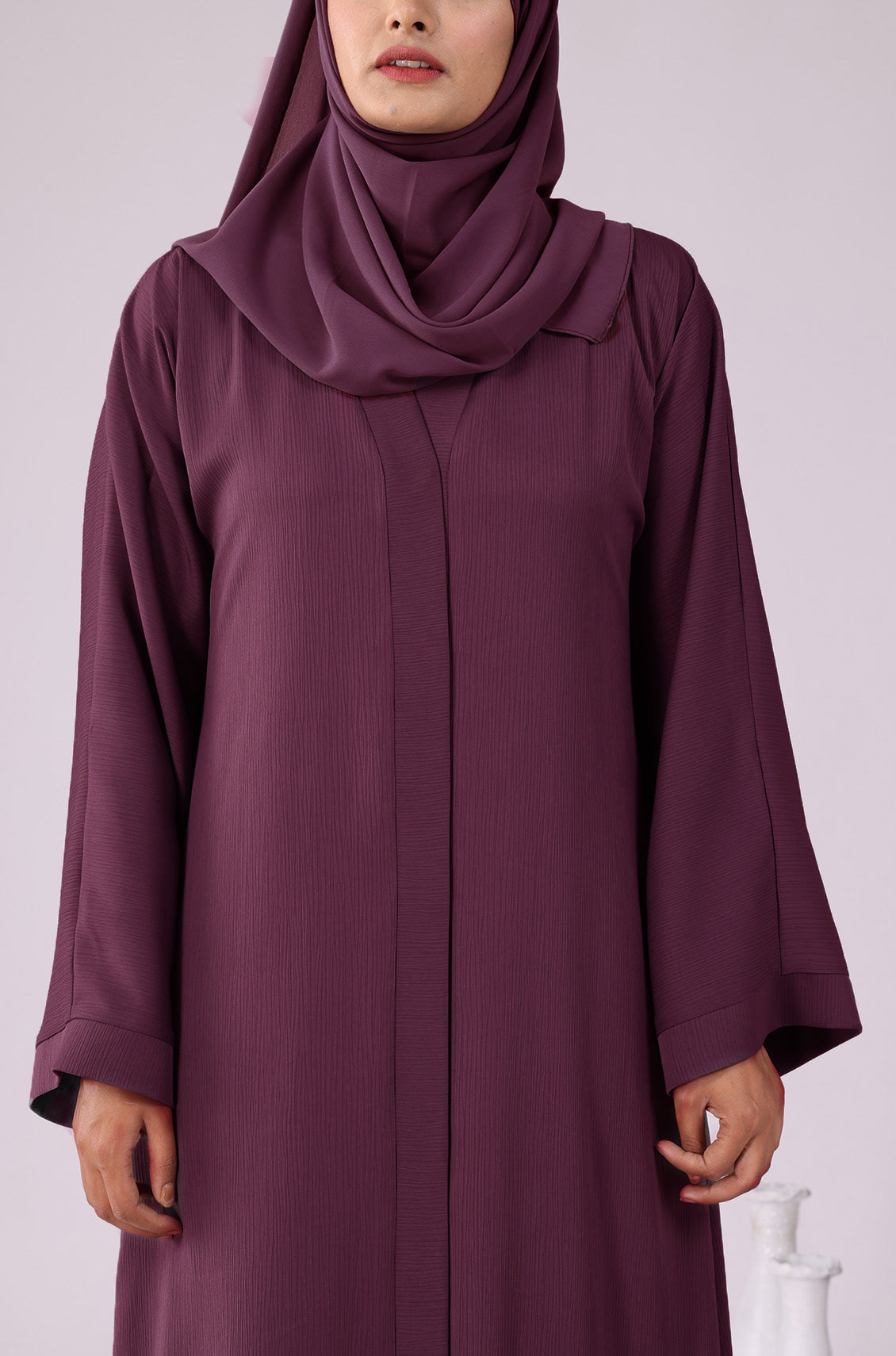 Deep Pink Zoom Abaya