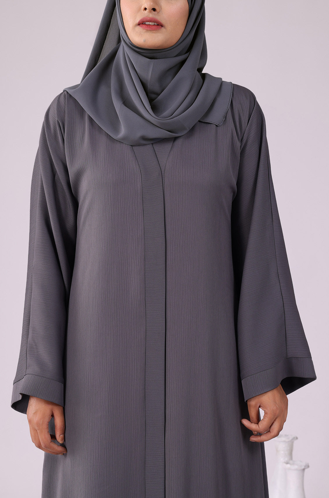 Slate Grey Zoom Abaya