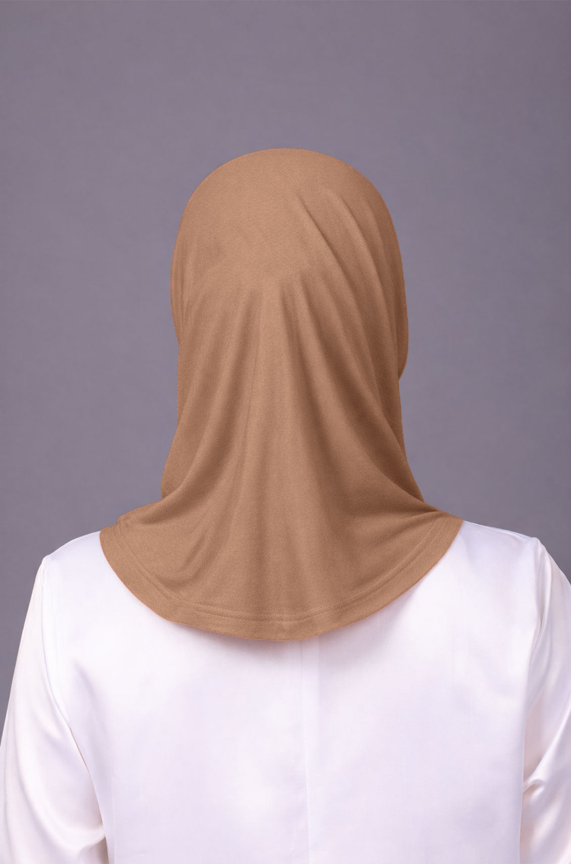 Ear Slit Full Coverage Under Scarf Nude