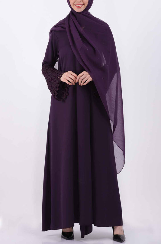 lace abaya dress