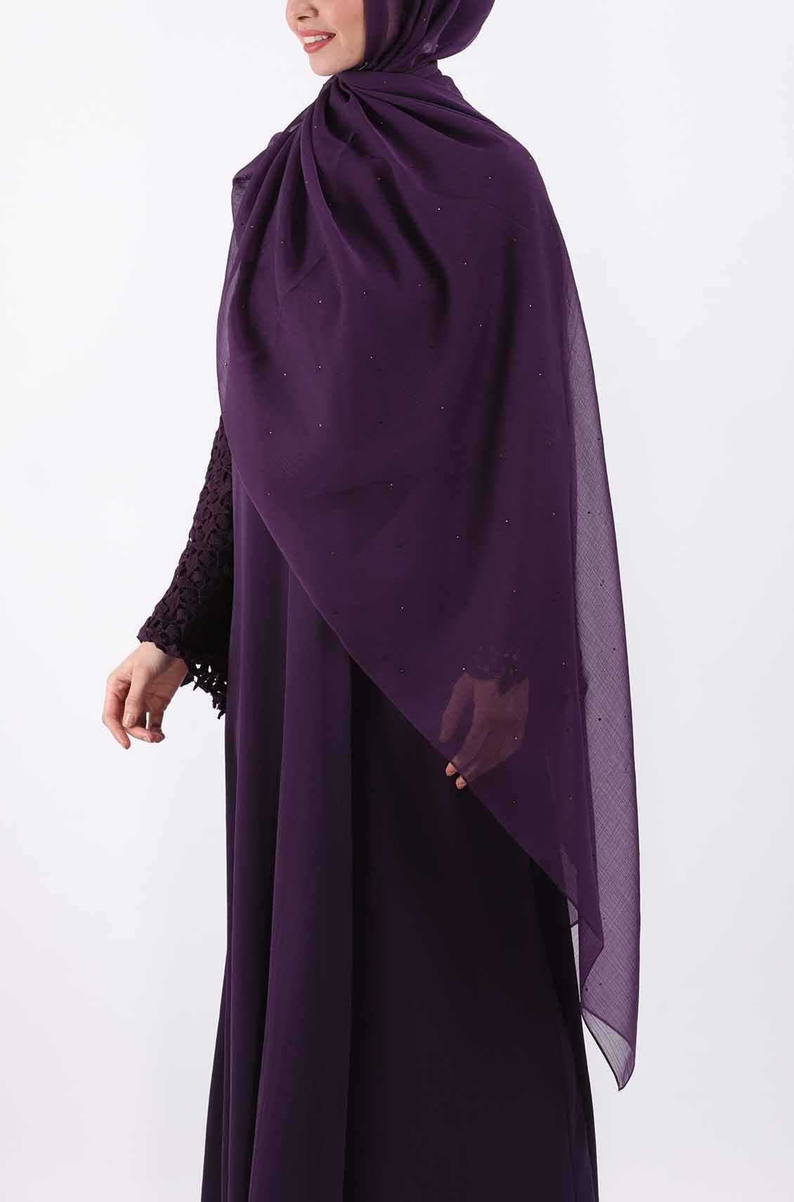 lace abaya dress