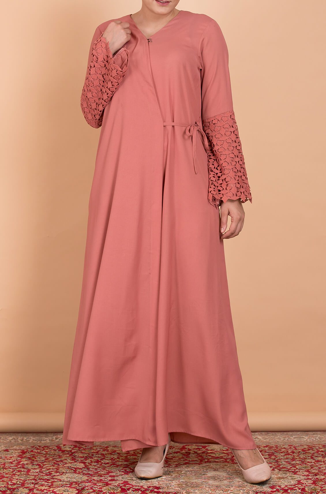 lace abaya dress