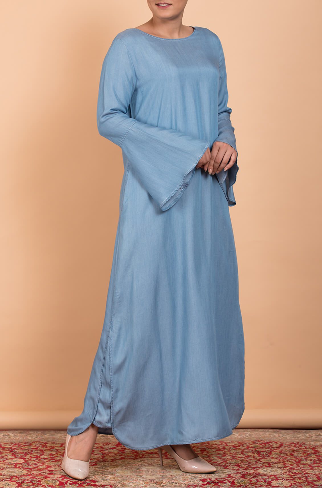 denim abaya