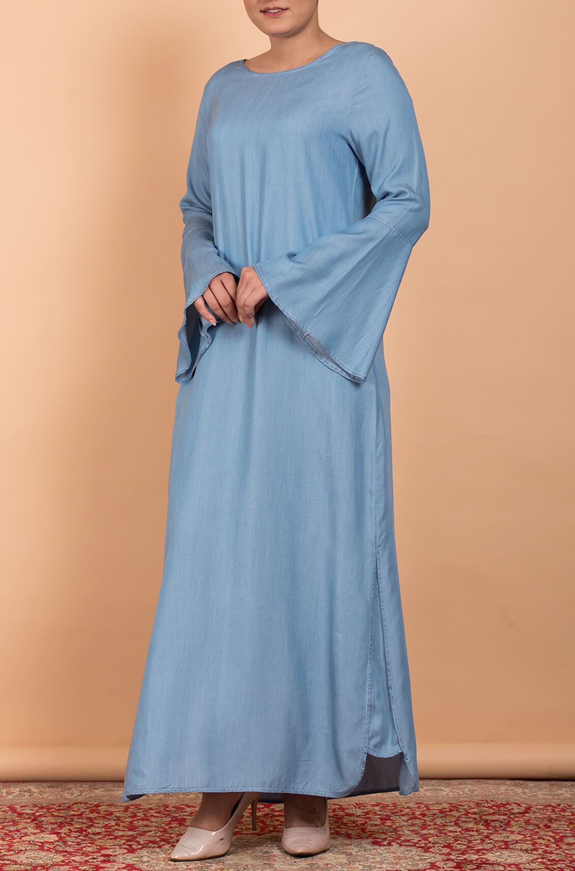 denim abaya