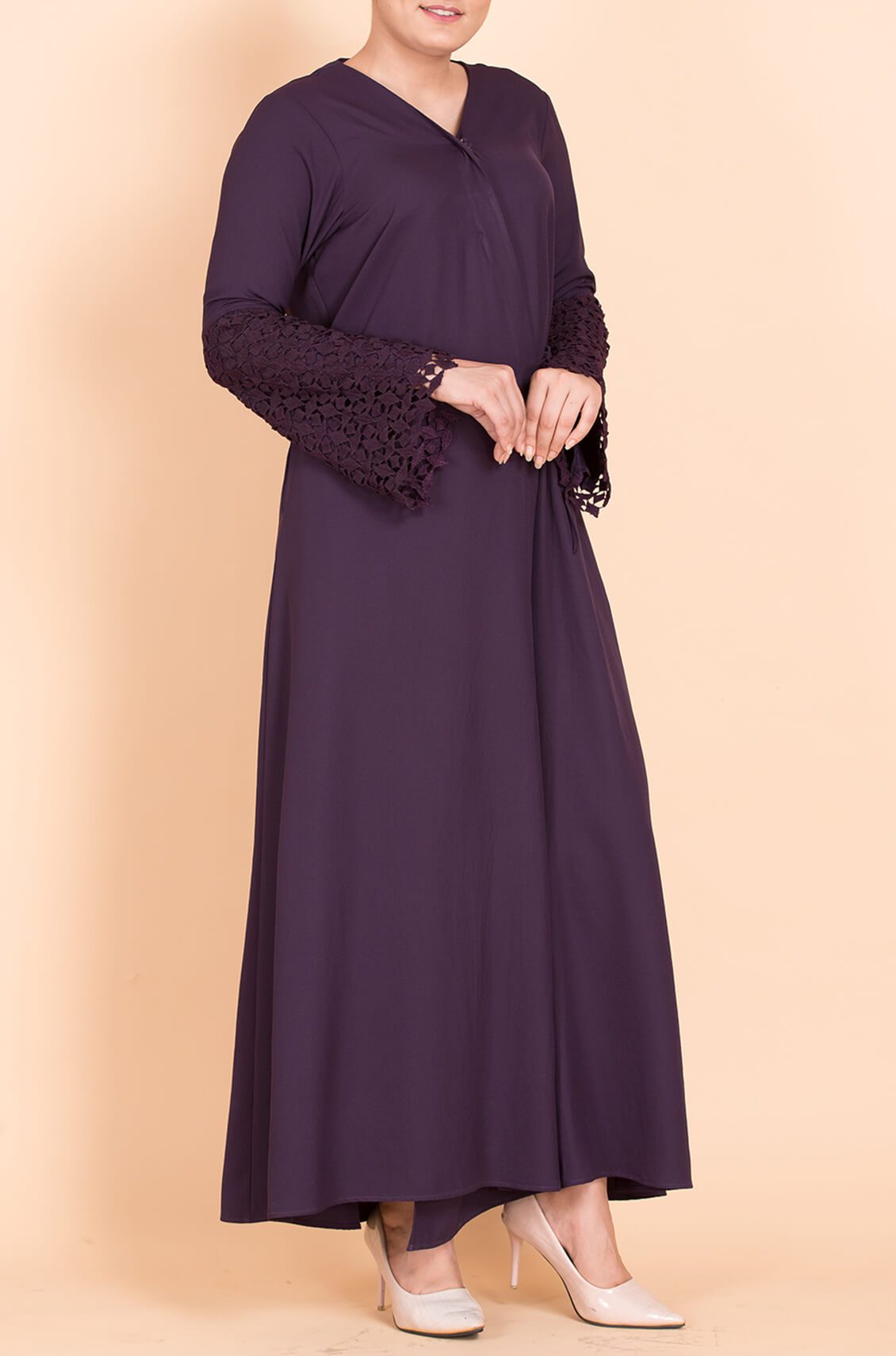 lace abaya dress