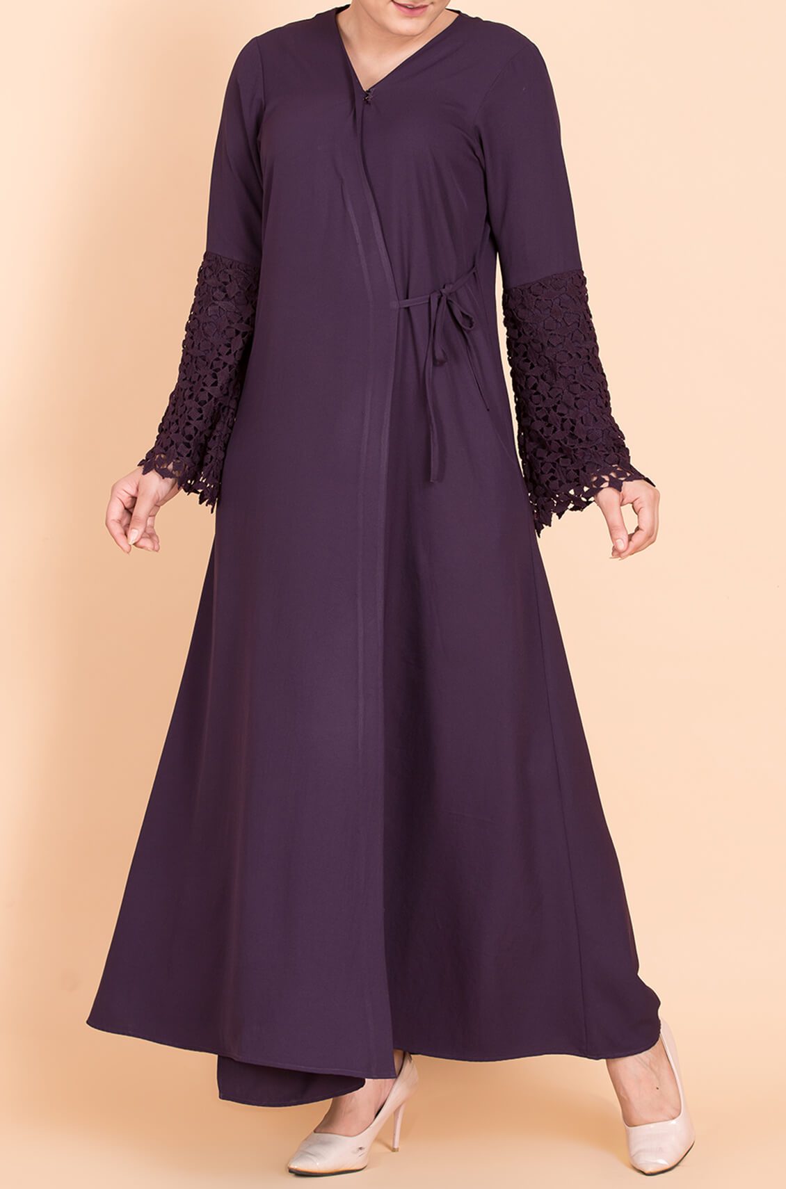 lace abaya dress