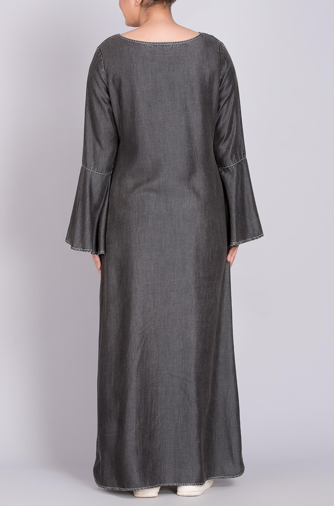 denim abaya