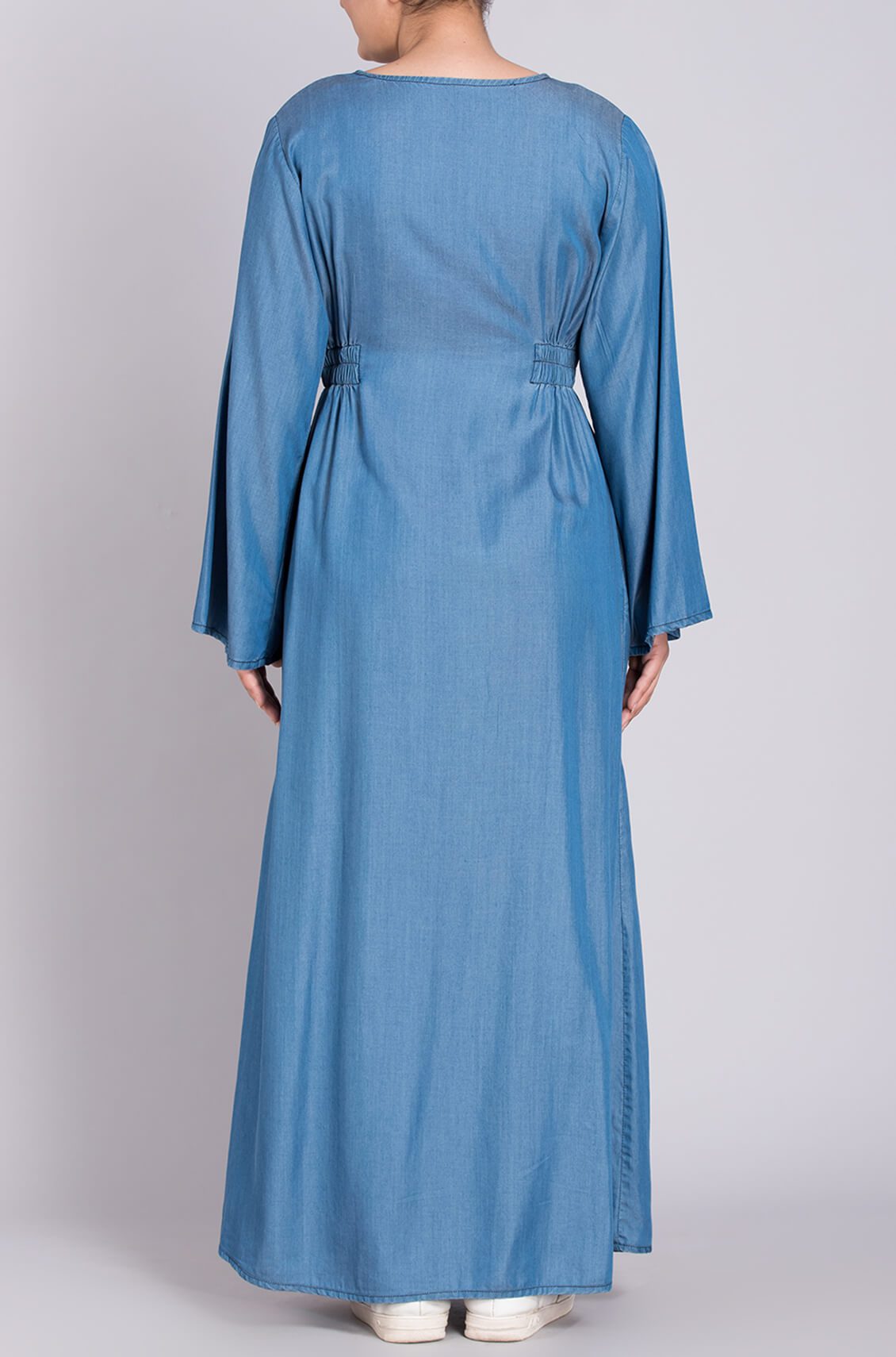 denim abaya